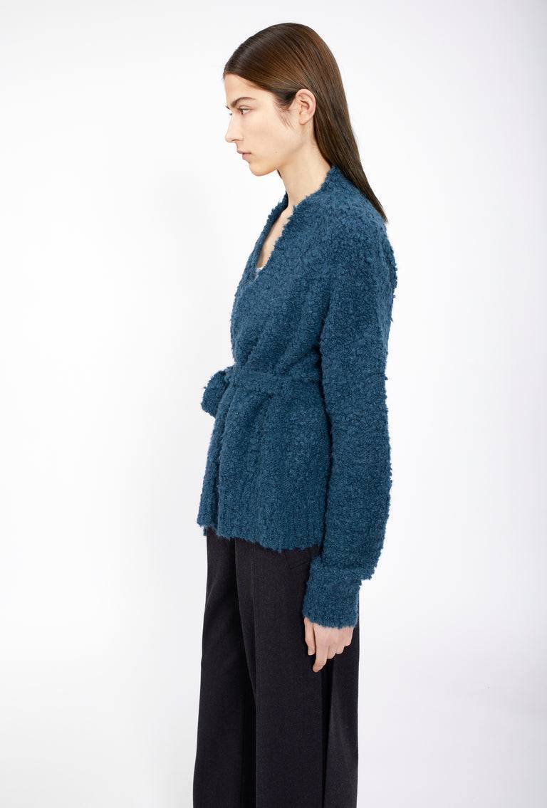 Odeeh Alpaca Boucle Cardigan, Peacock Green Bis zu 65% Rabatt