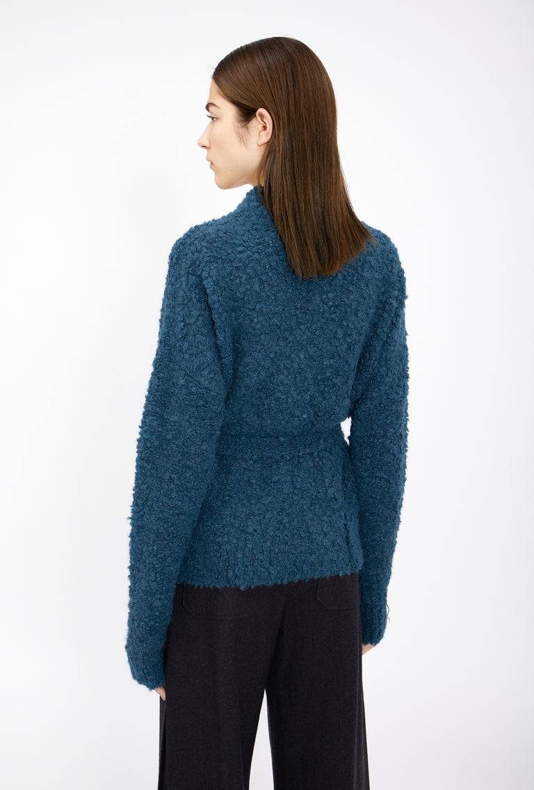 Odeeh Alpaca Boucle Cardigan, Peacock Green Bis zu 65% Rabatt