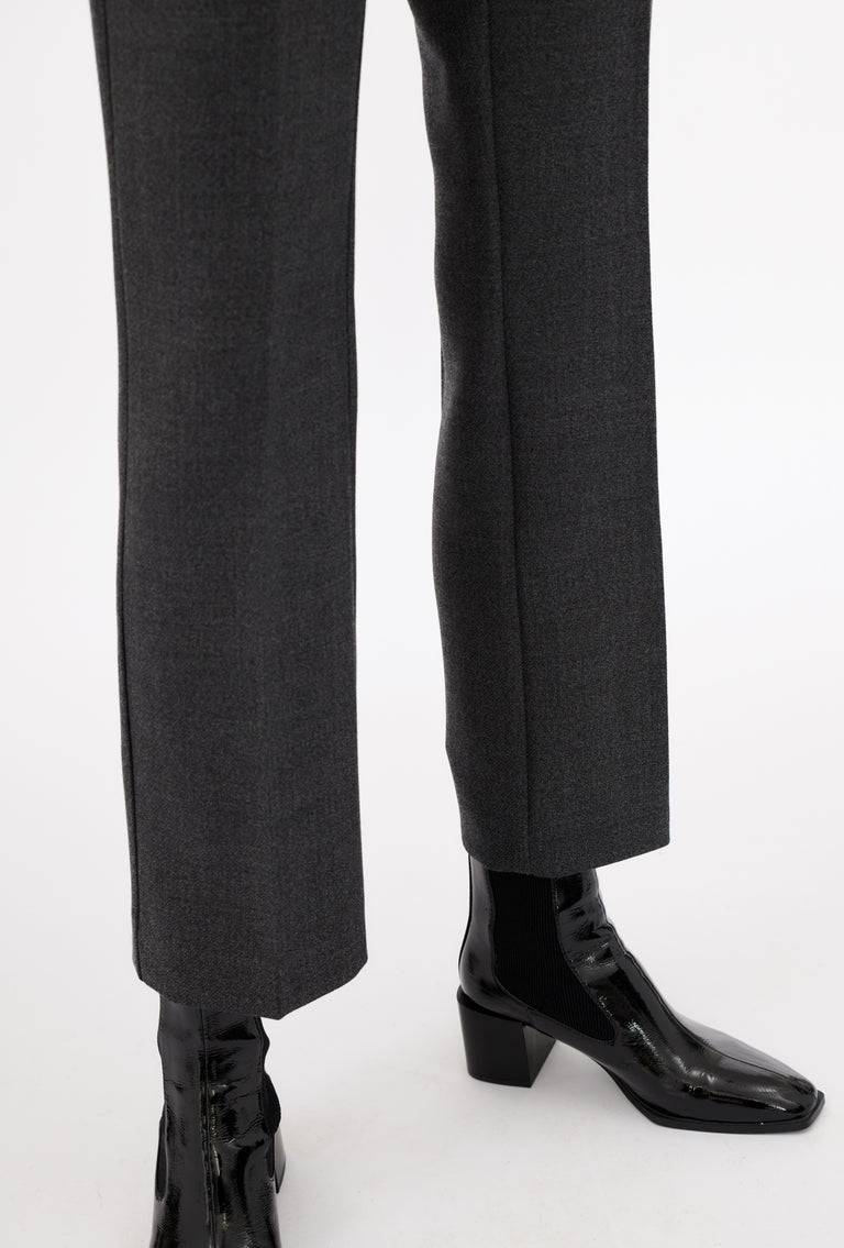 Odeeh Savile Row Wool Pique Hose, Charcoal Nur für heute