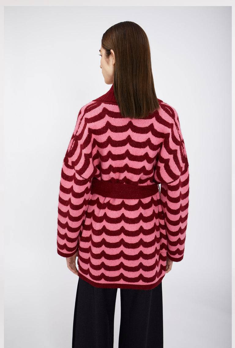 Odeeh Waves Cardigan, Pomegranate Riesige Rabatte
