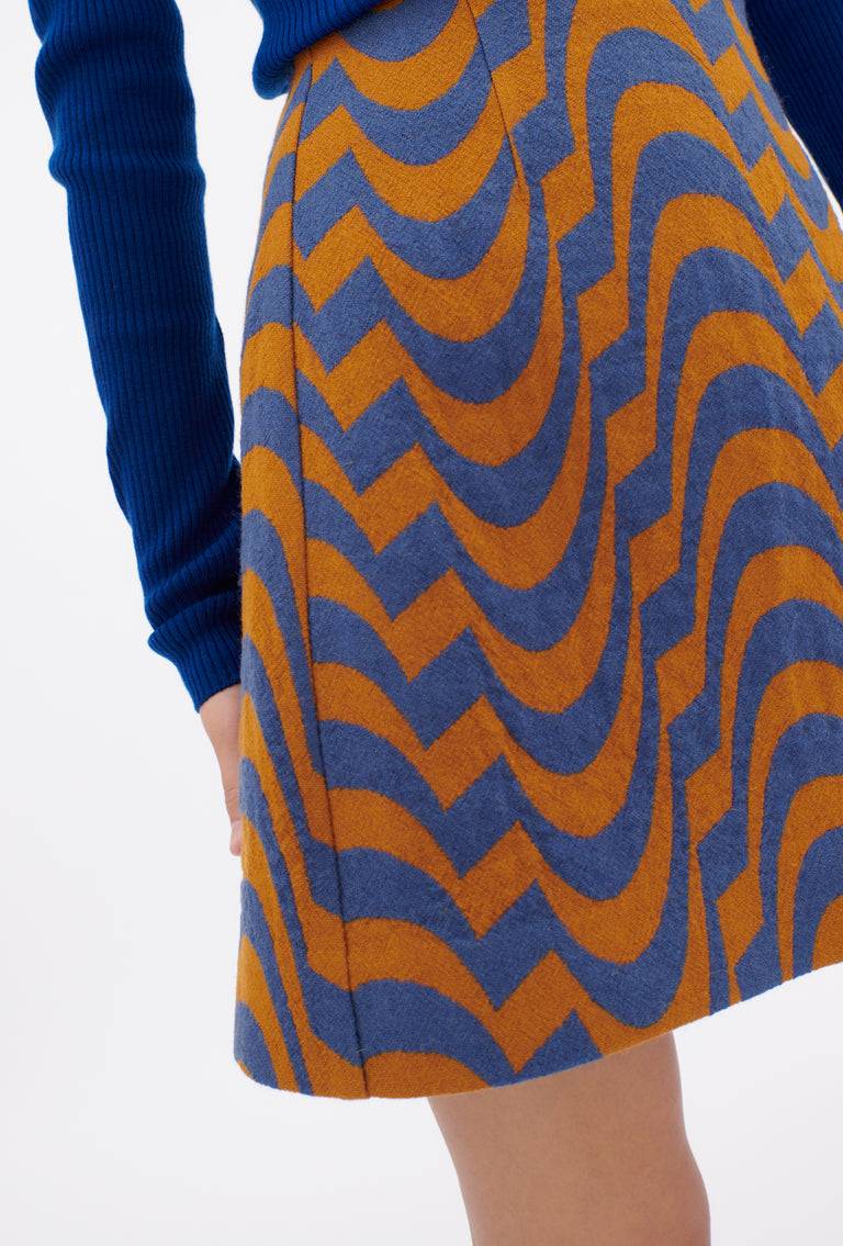 Odeeh Abstract Waves Rock, Dark Cobalt Fabrikladen