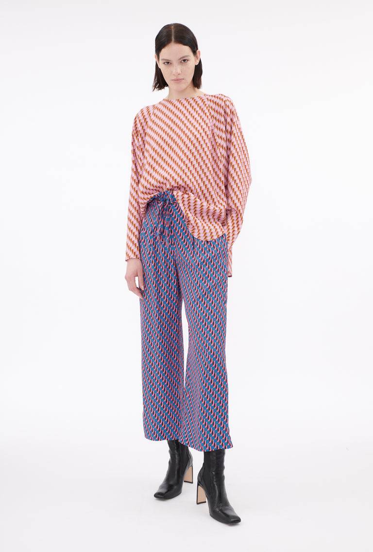 Odeeh Diagonal Waves Bluse, Candy Black Friday Preise