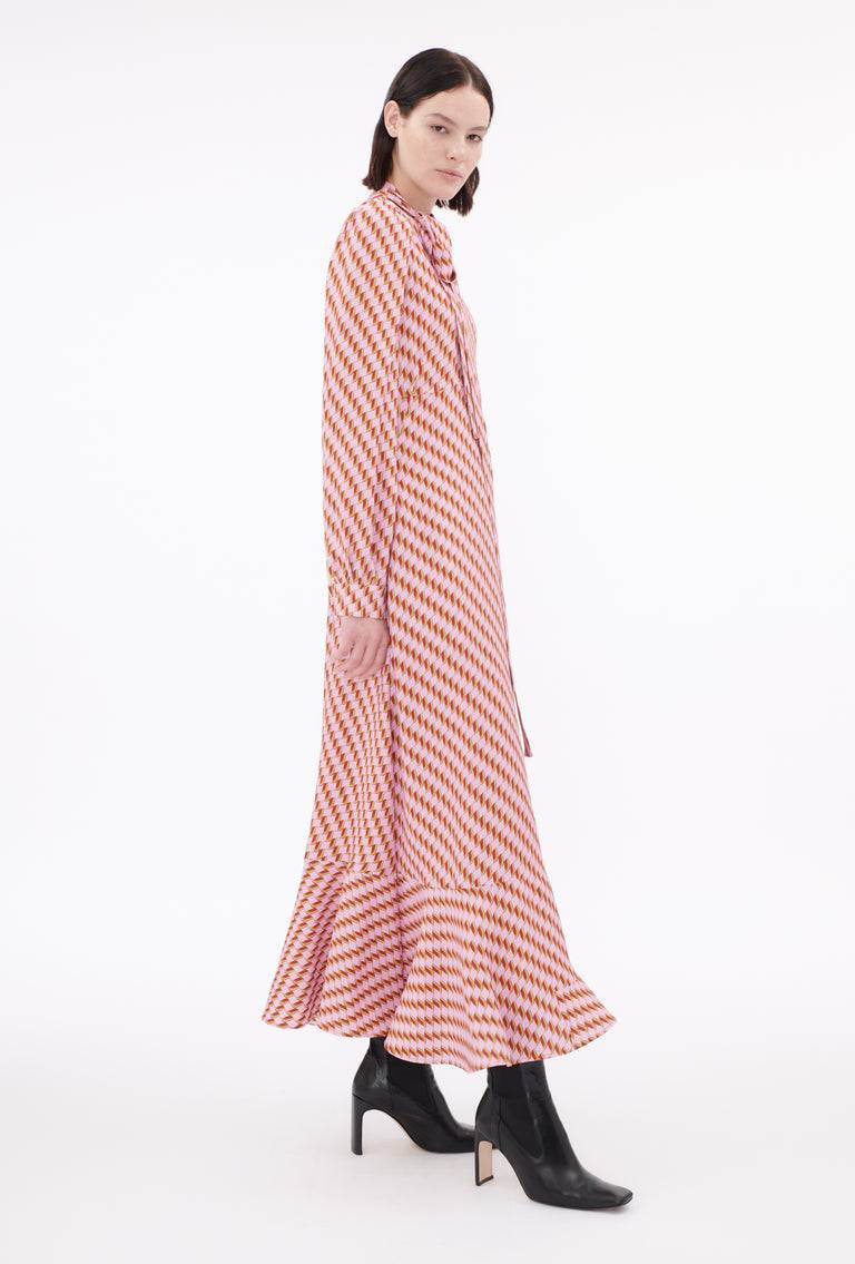 Odeeh Diagonal Waves Kleid, Candy Hotsell
