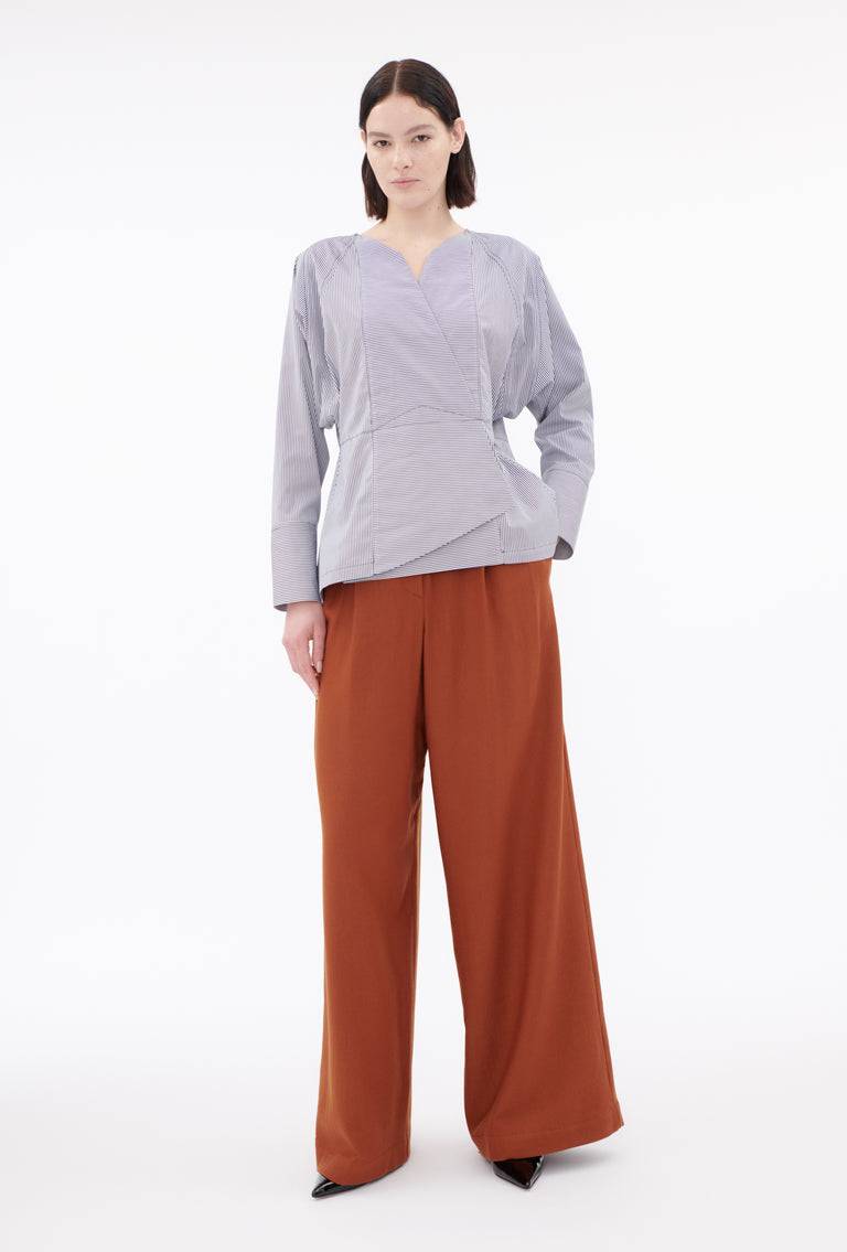 Odeeh Stripes Bluse, Navy White Limitierter Zeitrabatt