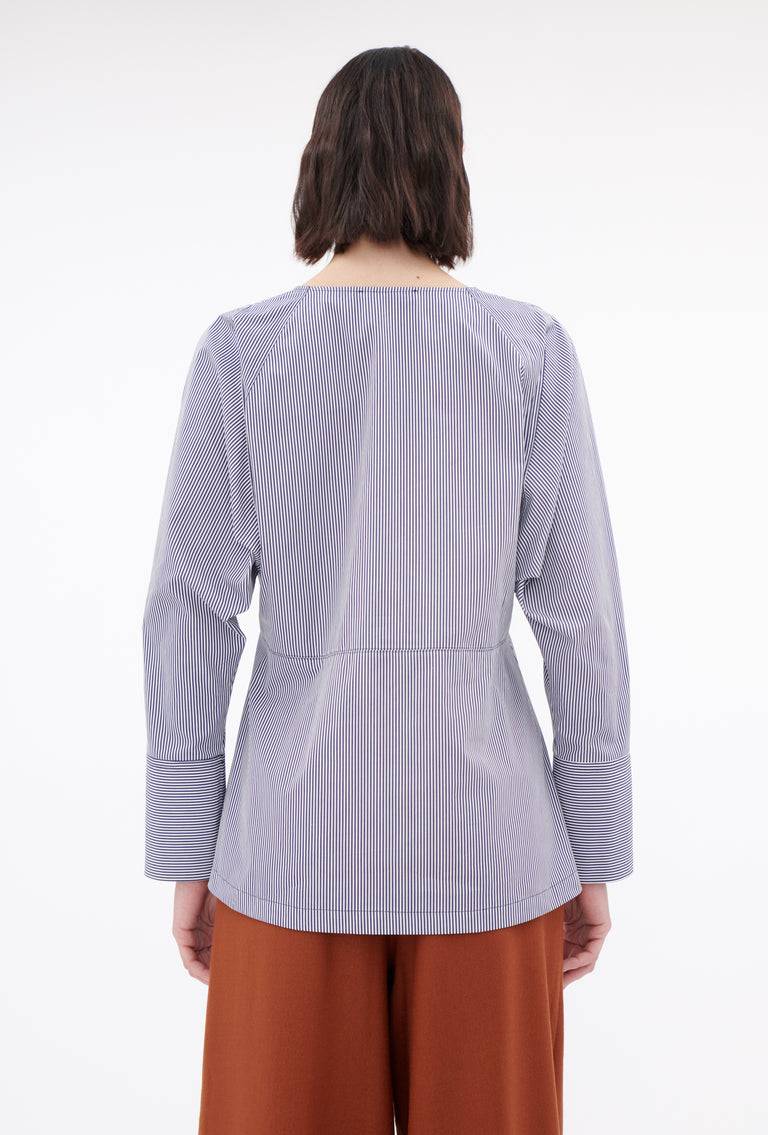Odeeh Stripes Bluse, Navy White Limitierter Zeitrabatt