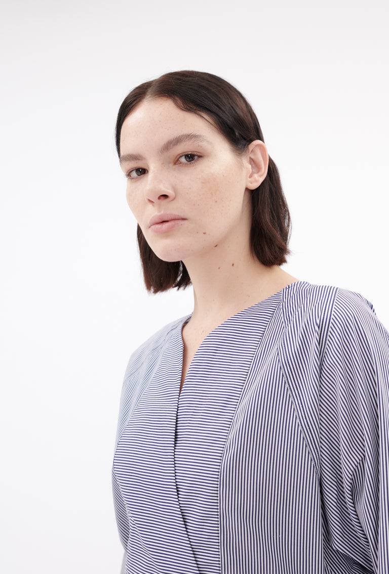 Odeeh Stripes Bluse, Navy White Limitierter Zeitrabatt