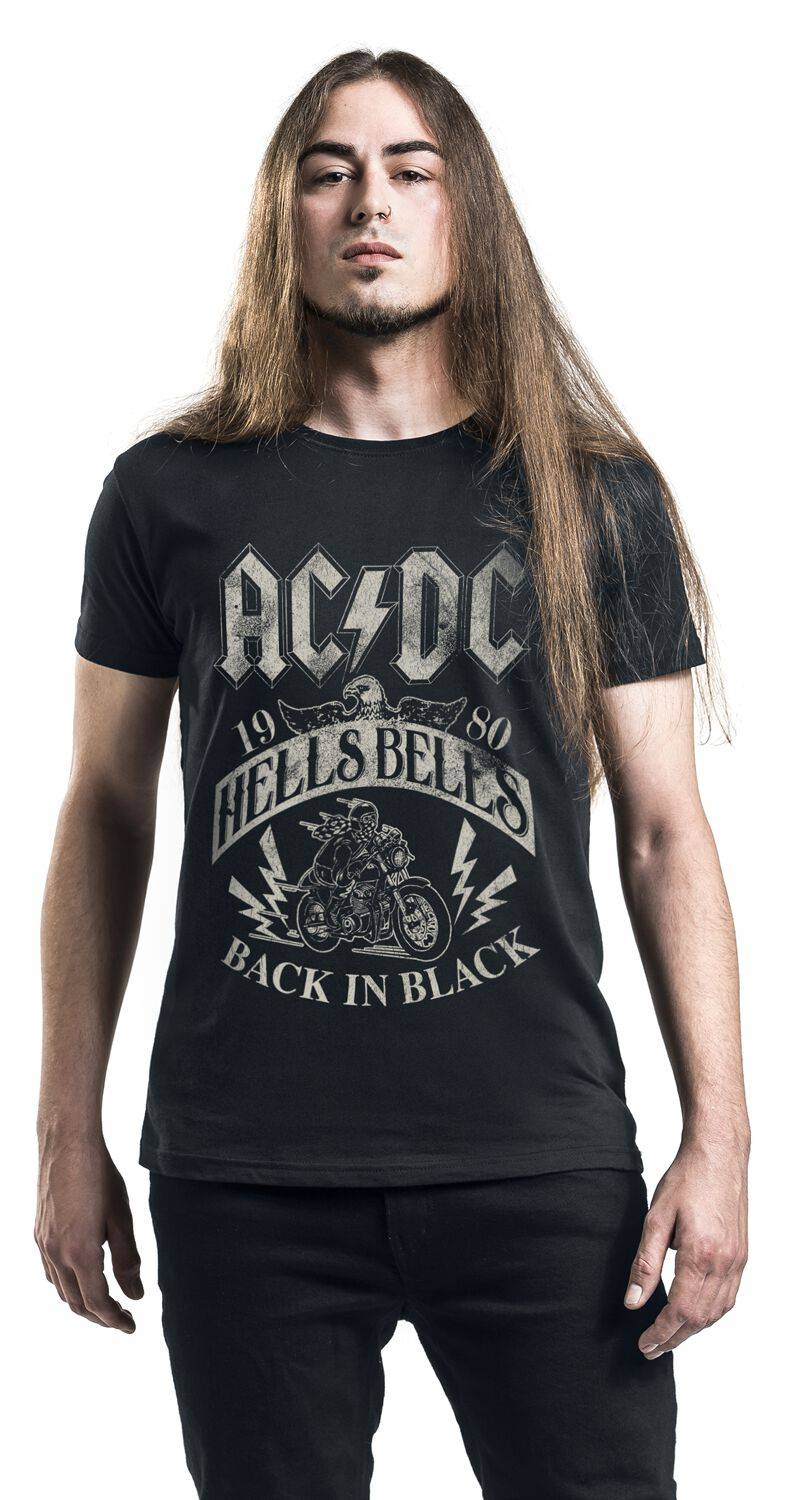 EMP "Hells Bells 1980" T-Shirt schwarz von AC/DC Sonderangebote