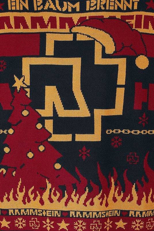EMP "Holiday Sweater 2020" Weihnachtspullover multicolor von Rammstein Super Sparpreis