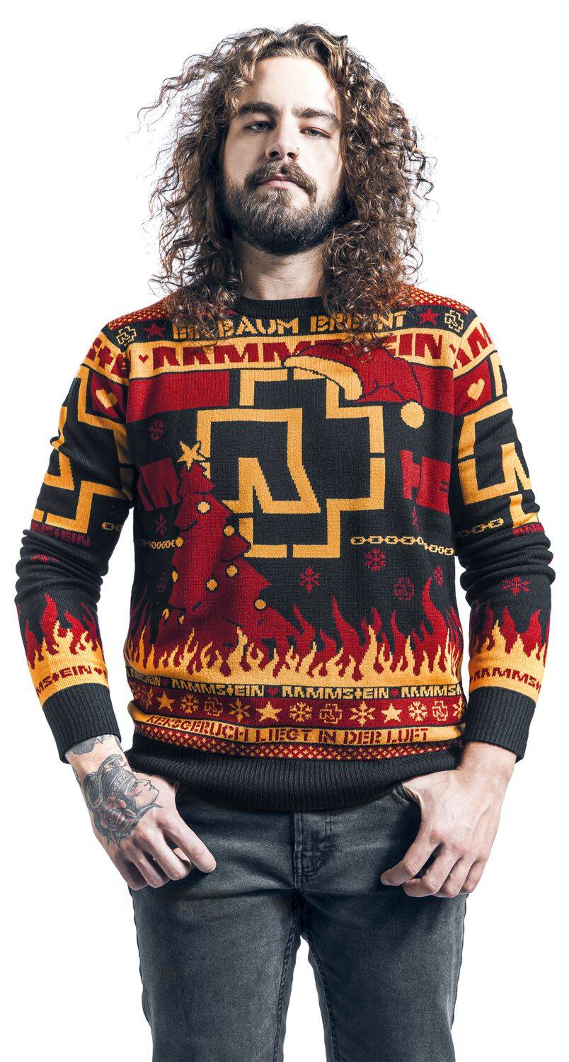 EMP "Holiday Sweater 2020" Weihnachtspullover multicolor von Rammstein Super Sparpreis