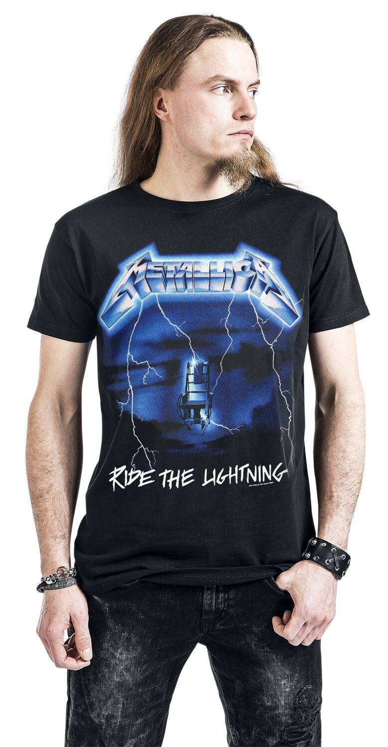 EMP "Ride The Lightning" T-Shirt schwarz von Metallica Kostenlose Rückgabe