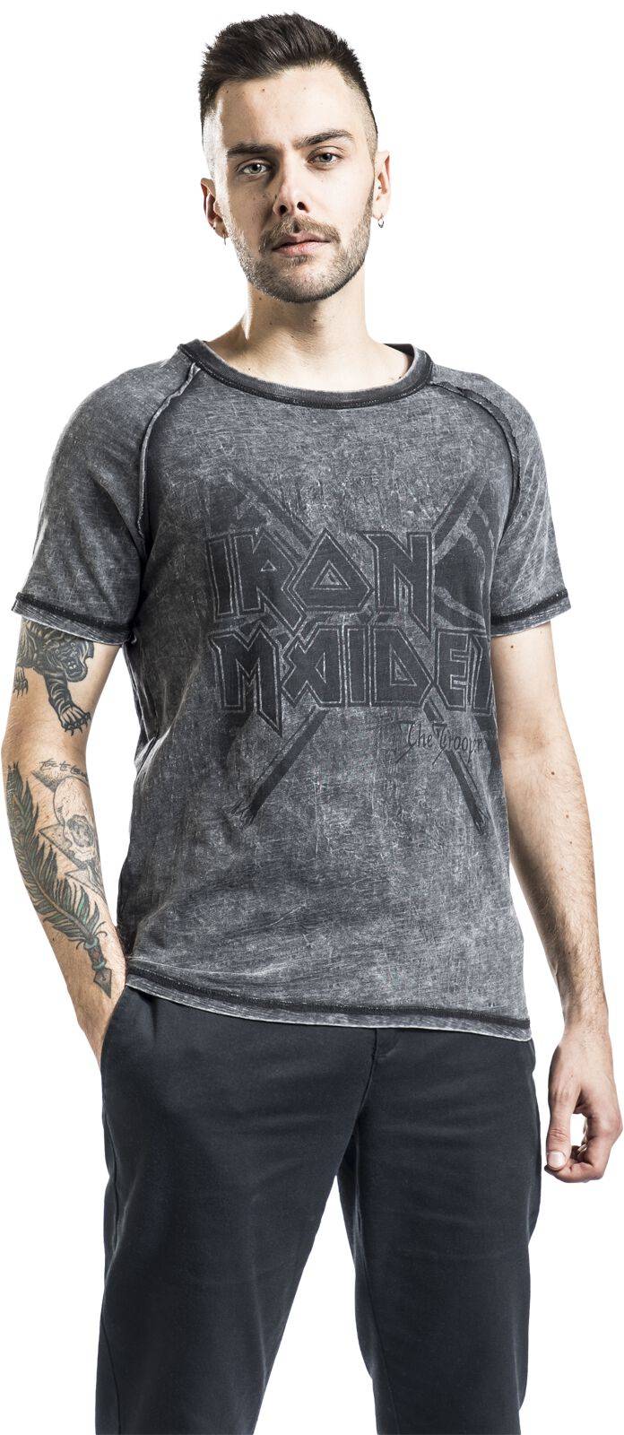 EMP "EMP Signature Collection" T-Shirt dunkelgrau/grau von Iron Maiden Letzte 3 Tage