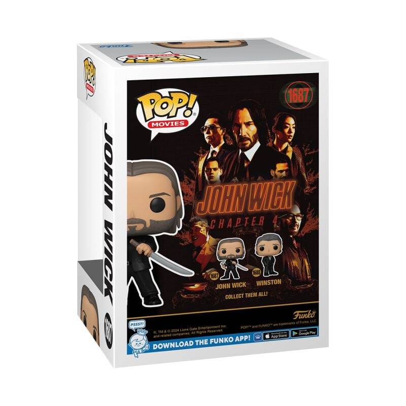 EMP "4 - John Wick Vinyl Figur 1687" Funko Pop! multicolor von John Wick Sonderangebot der Fabrik