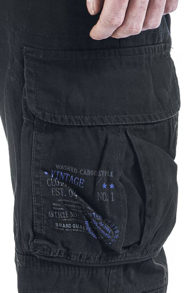 EMP "Pure Vintage Trousers" Cargohose schwarz von Brandit Outlet
