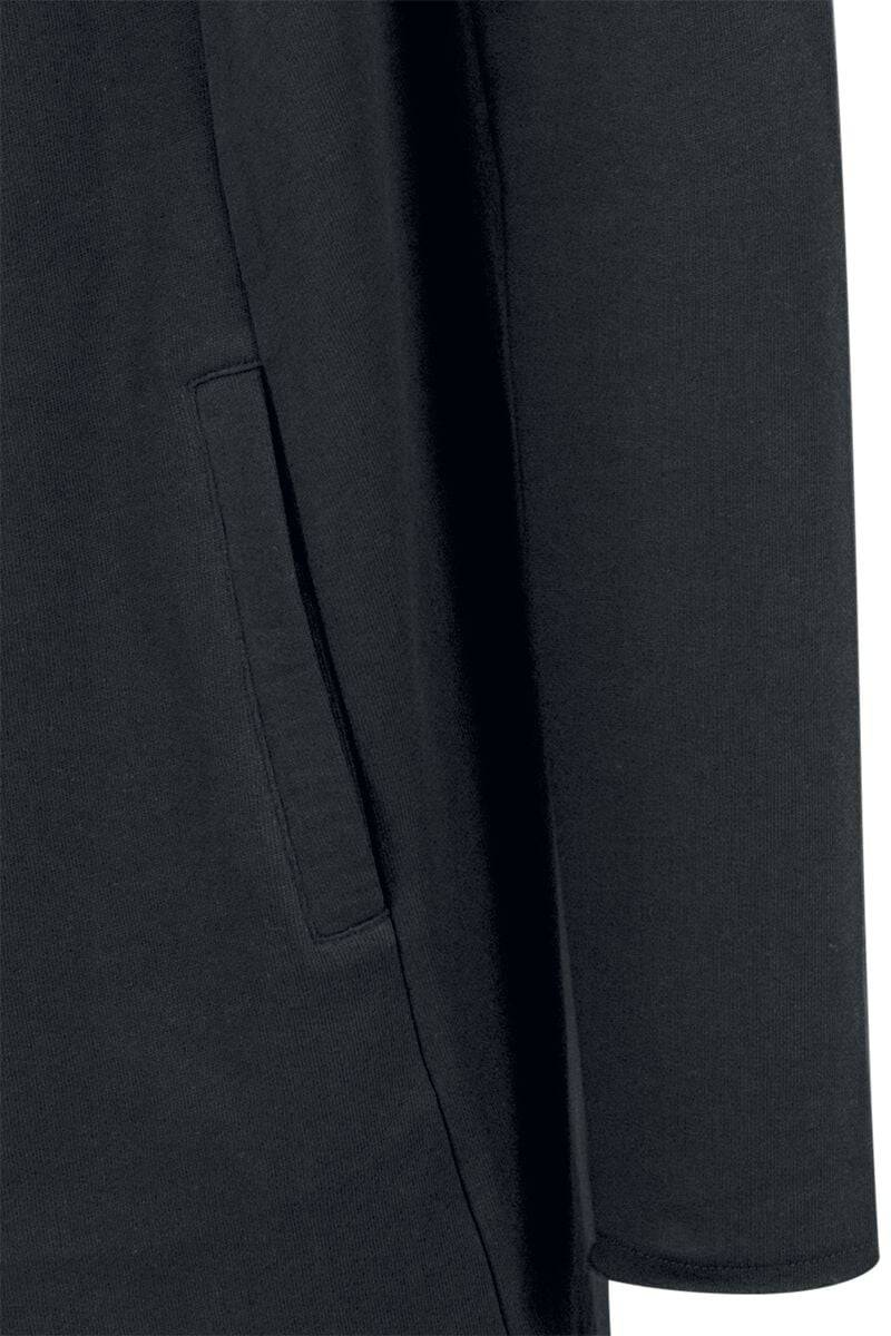 EMP "Long Hooded Open Edge Cardigan" Cardigan schwarz von Urban Classics Auslauf