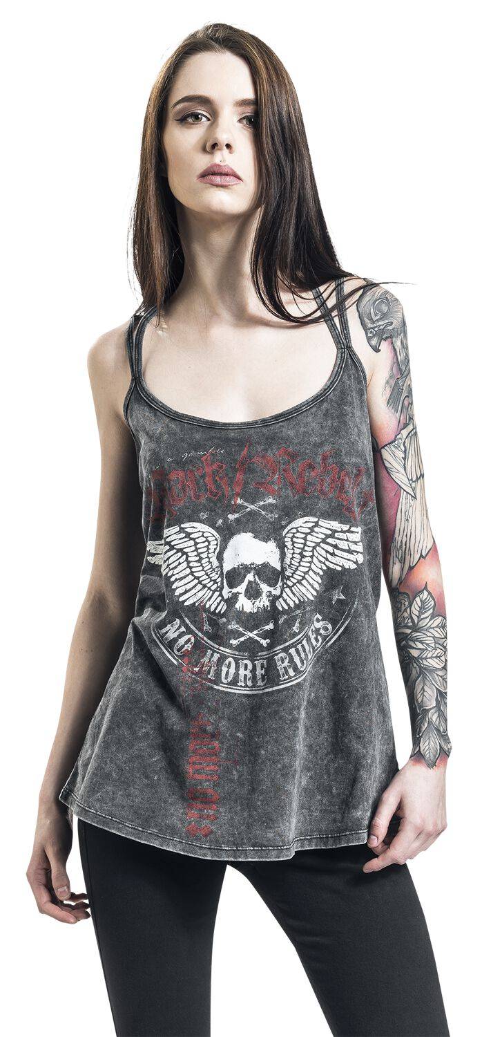 EMP Top grau von Rock Rebel by EMP Verkauf