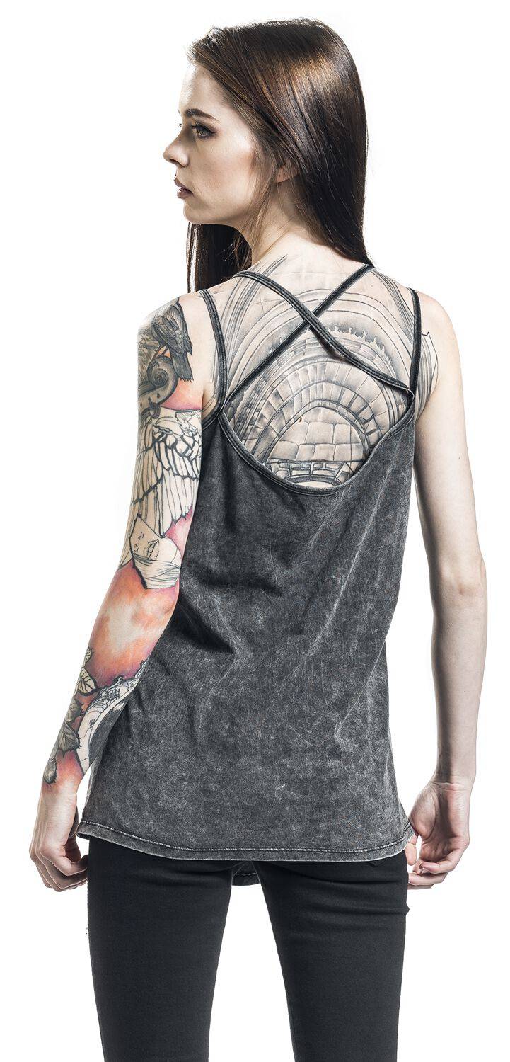 EMP Top grau von Rock Rebel by EMP Verkauf