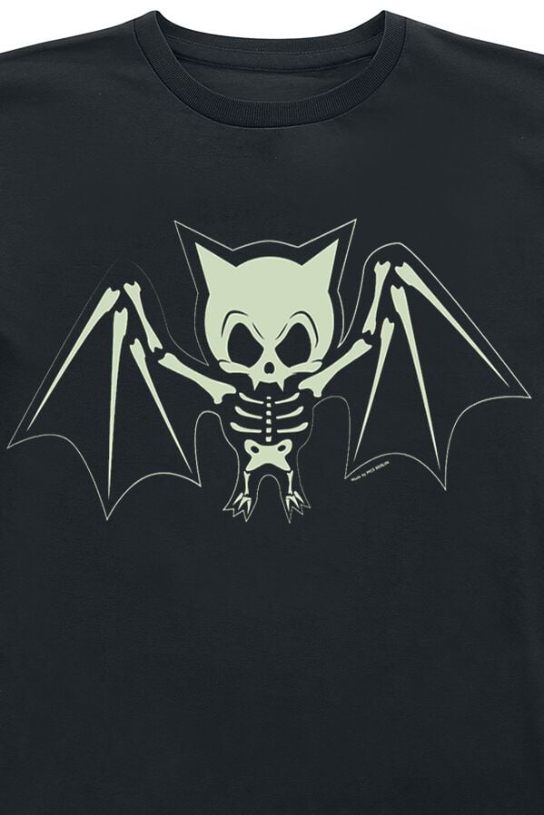 EMP "Kids - Fledermaus Skelett" T-Shirt schwarz von Tierisch Fabrik Onlineshop
