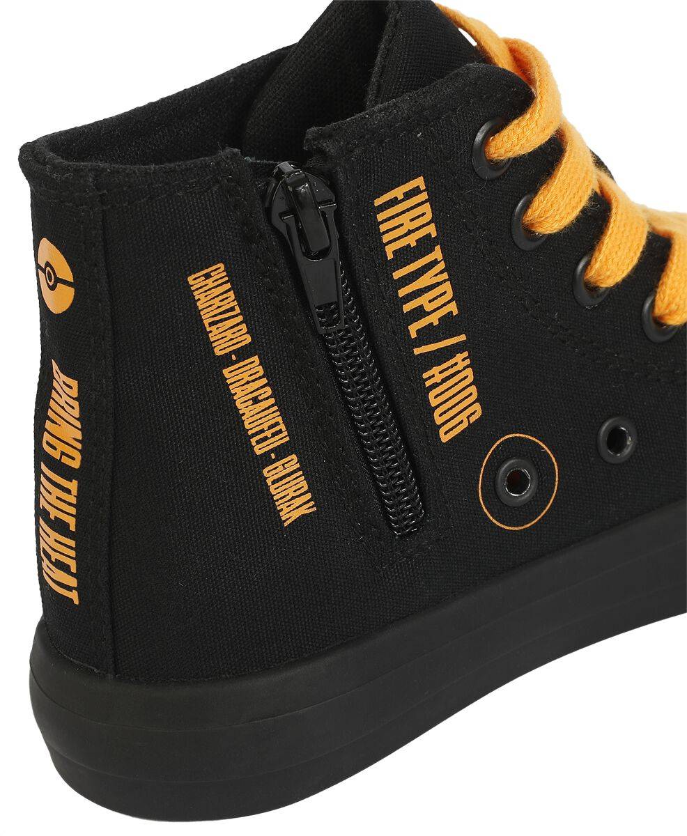 EMP "Glurak - Bring The Heat" Kinder Sneaker schwarz von Pokémon Fabrikpreis