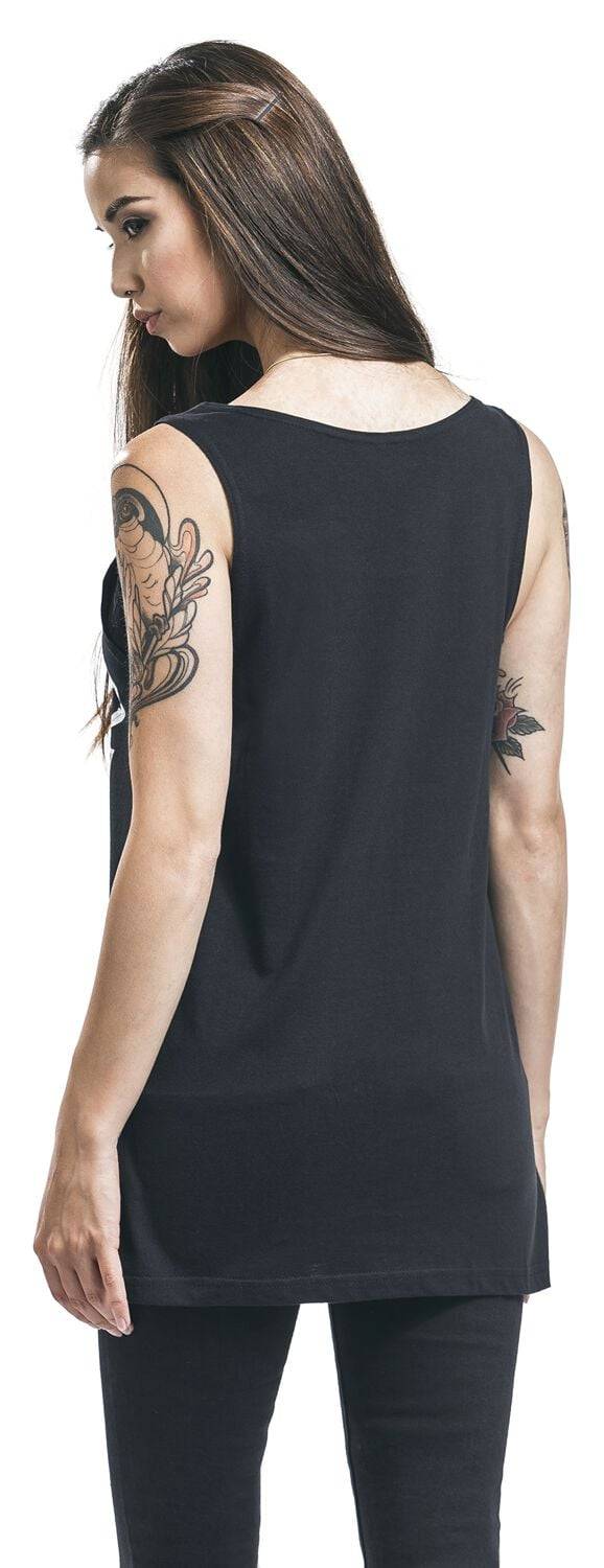 EMP "Witchboard" Top schwarz von Black Blood by Gothicana Versandkostenfrei