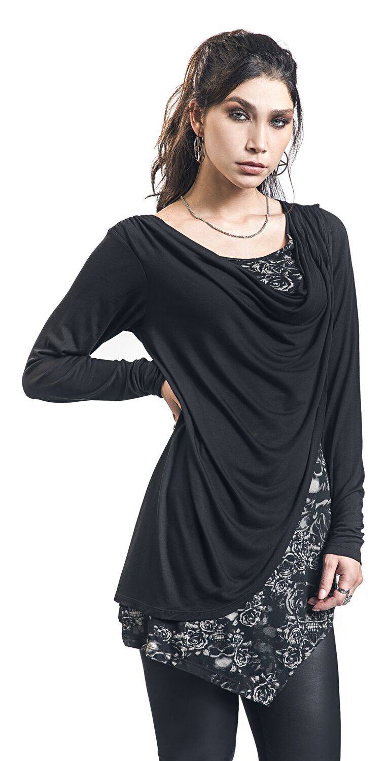 EMP Langarmshirt schwarz von Black Premium by EMP Osterangebot