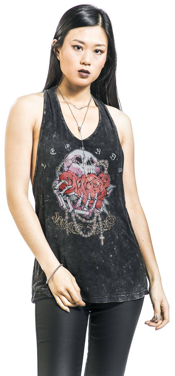 EMP Top schwarz von Rock Rebel by EMP Muttertagsangebot