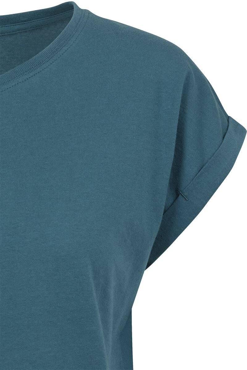 EMP "Ladies Extended Shoulder Tee" T-Shirt petrol von Urban Classics Heißer Verkauf
