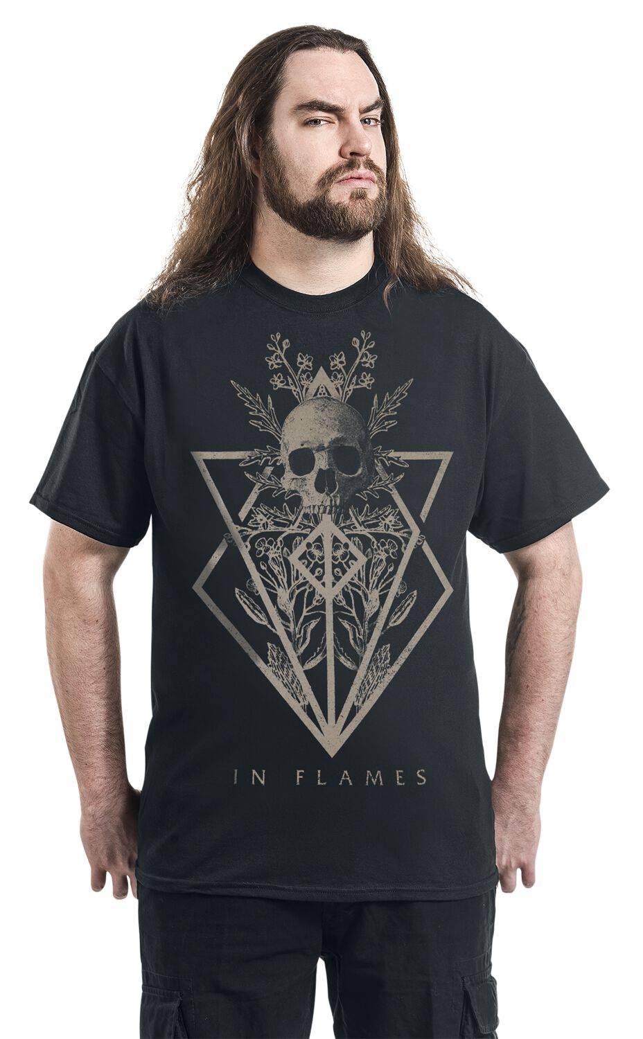EMP "Skull" T-Shirt schwarz von In Flames Blitzangebot