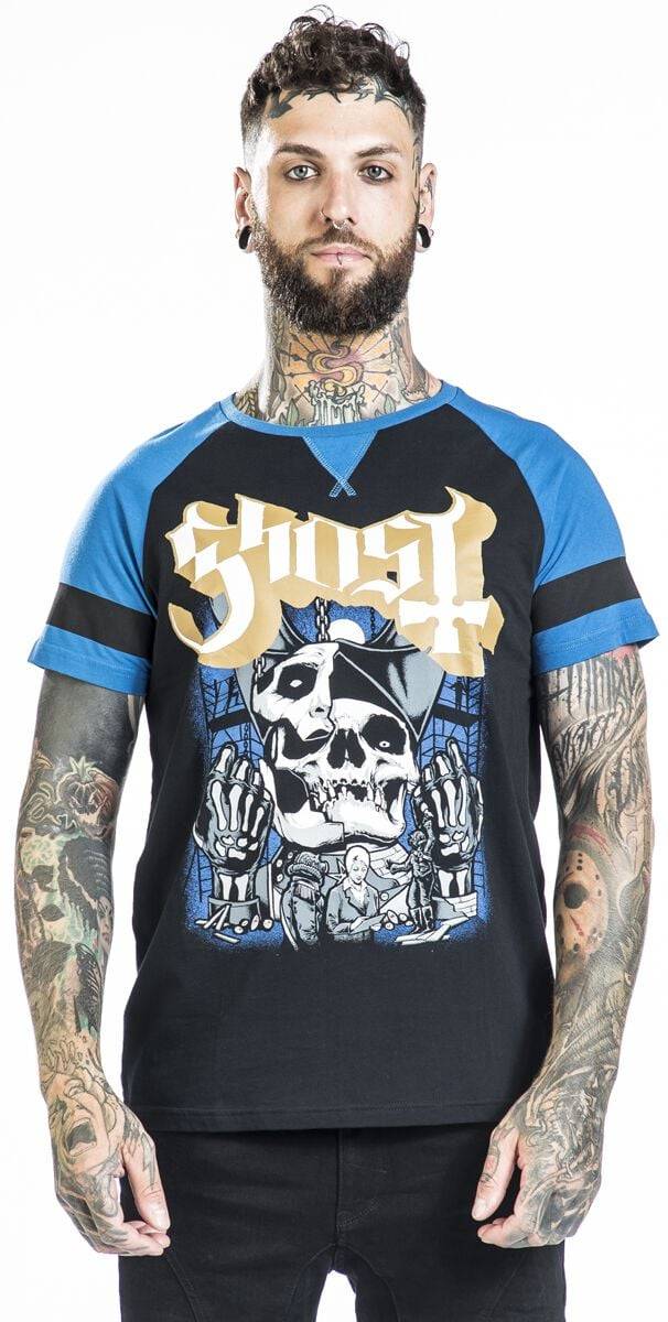 EMP "EMP Signature Collection" T-Shirt schwarz/blau von Ghost Neuheiten