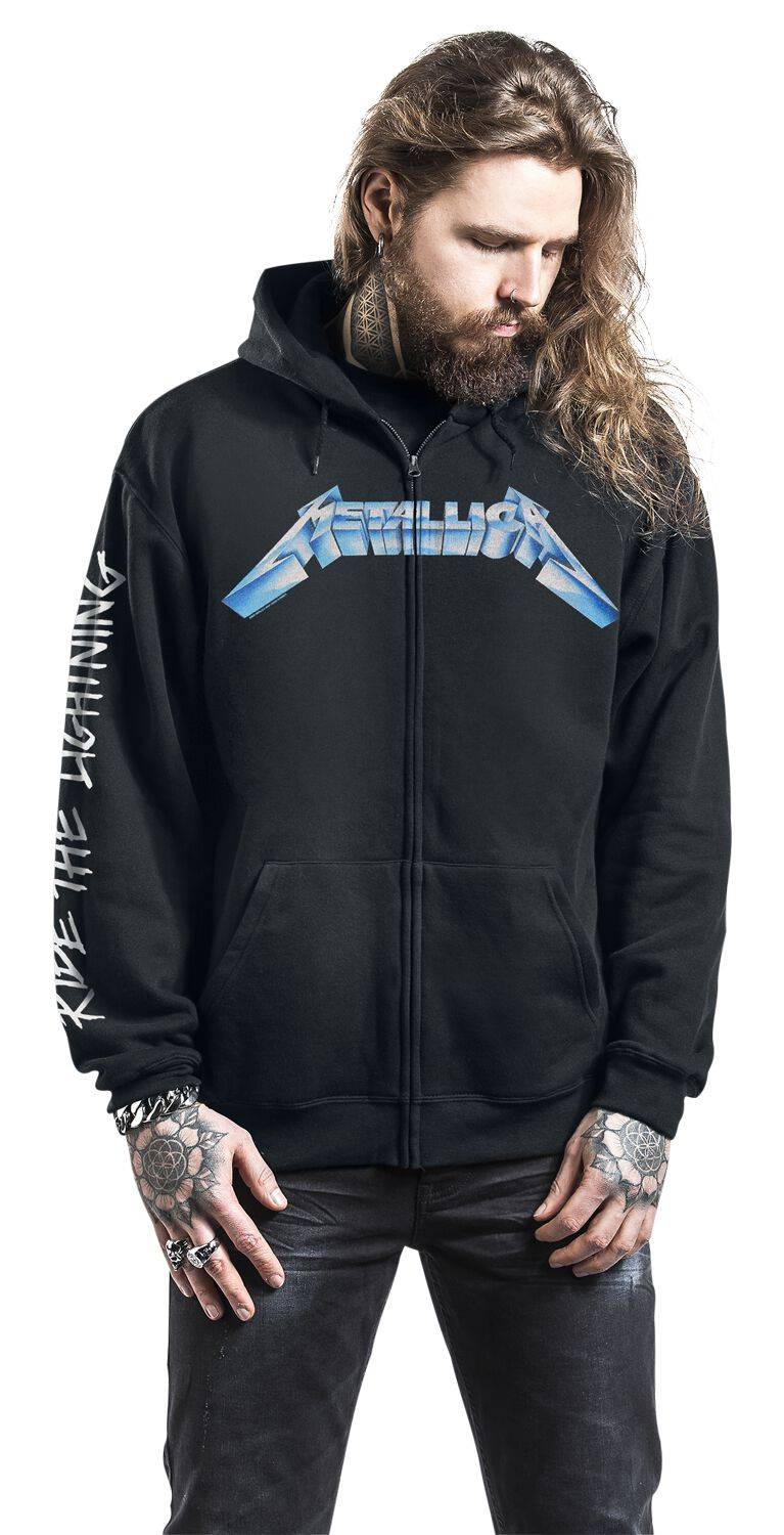 EMP "Ride The Lightning" Kapuzenjacke schwarz von Metallica Räumungsverkauf