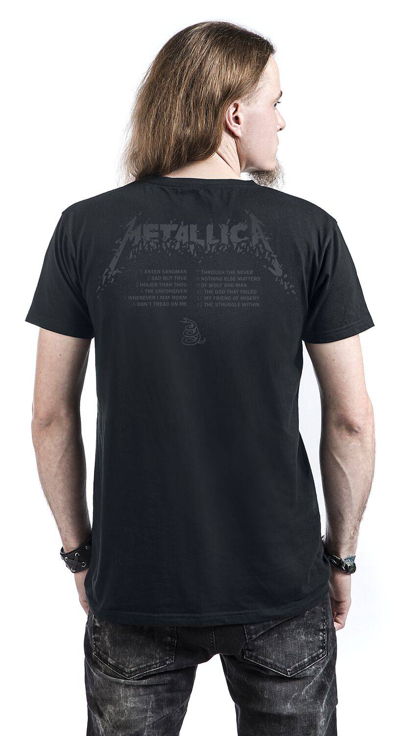 EMP "M - Black Album" T-Shirt schwarz von Metallica Im Verkauf
