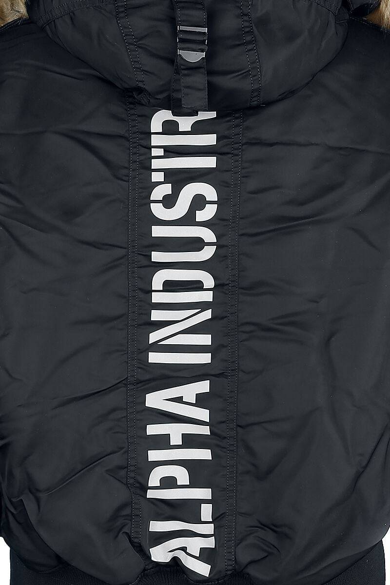 EMP "45P Hooded Custom" Winterjacke schwarz von Alpha Industries Begrenztes Angebot