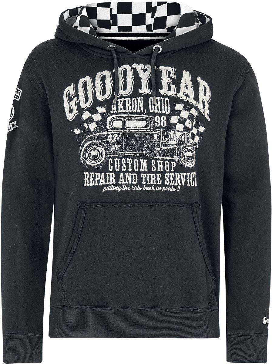 EMP "Pelham" Kapuzenpullover schwarz von GoodYear Saisonschlussverkauf