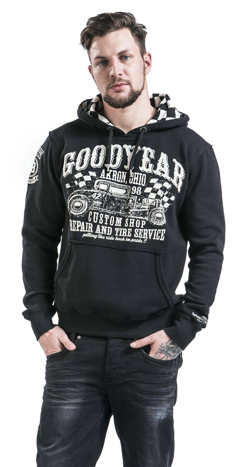 EMP "Pelham" Kapuzenpullover schwarz von GoodYear Saisonschlussverkauf