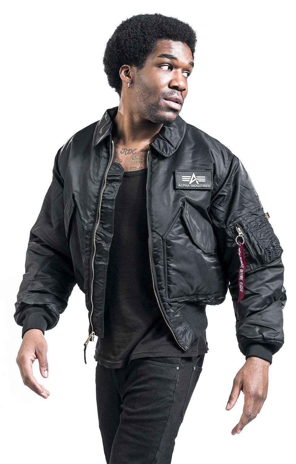 EMP "CWU 45" Bomberjacke schwarz von Alpha Industries Muttertagsangebot