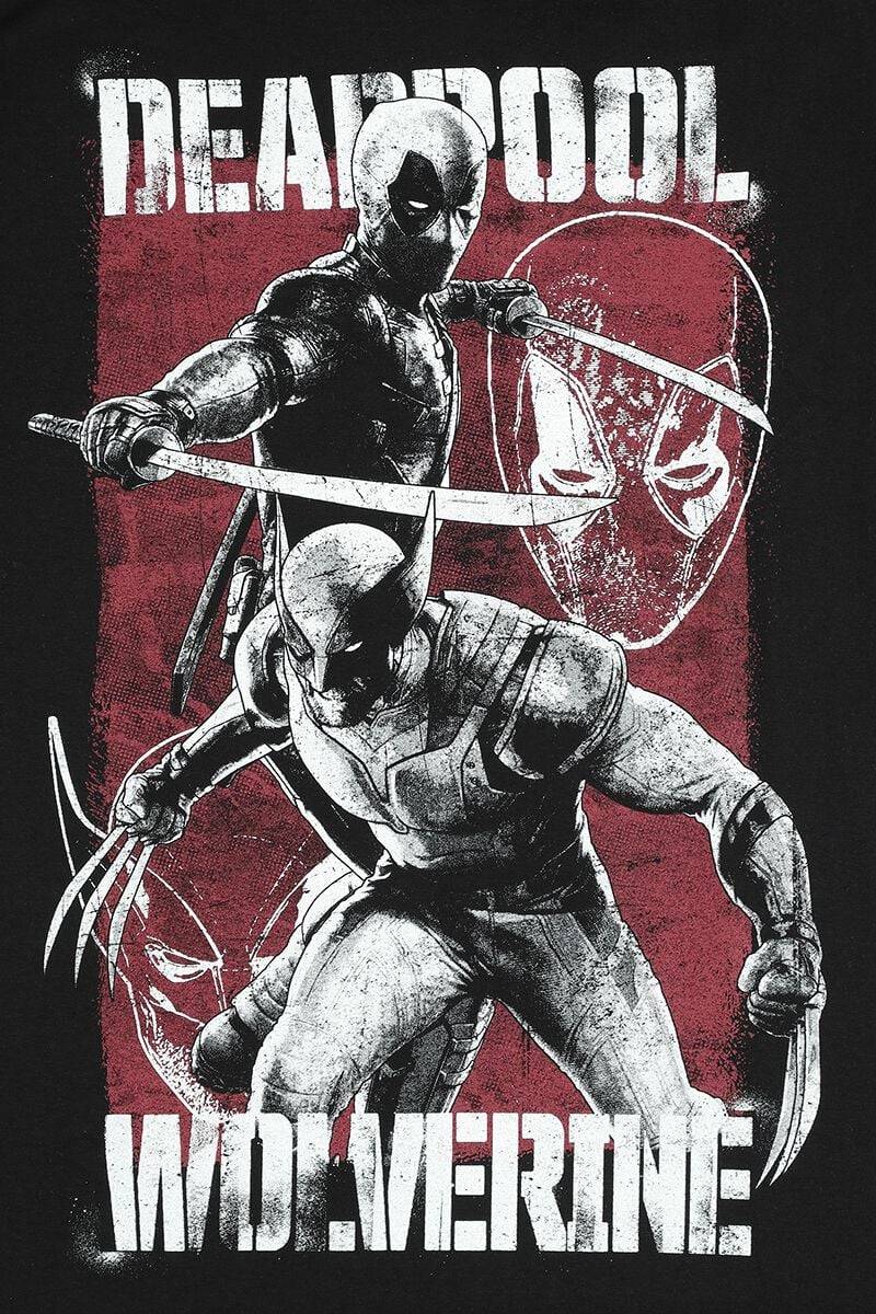 EMP "3 - Deadpool & Volverine" T-Shirt schwarz von Deadpool Saisonale Angebote