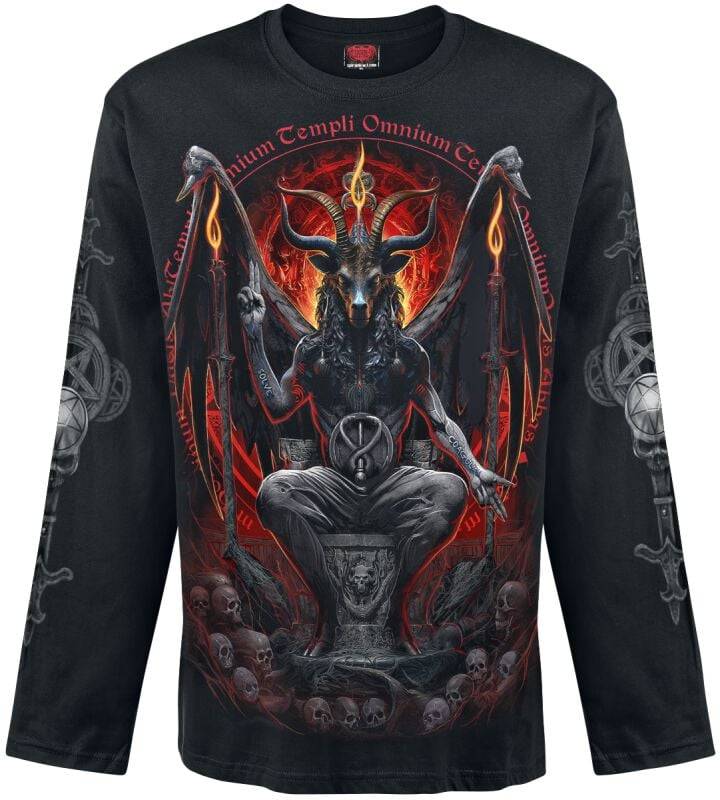 EMP "Baphomet" Langarmshirt schwarz von Spiral Räumungsverkauf