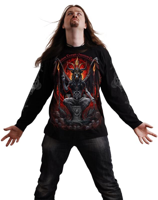 EMP "Baphomet" Langarmshirt schwarz von Spiral Räumungsverkauf