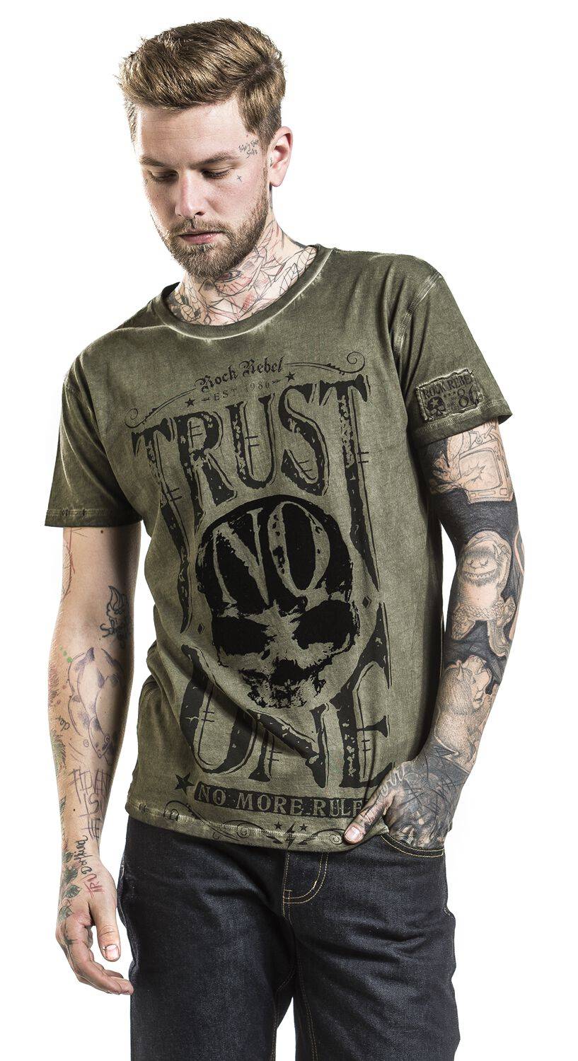 EMP T-Shirt grün von Rock Rebel by EMP JETZT KAUFEN