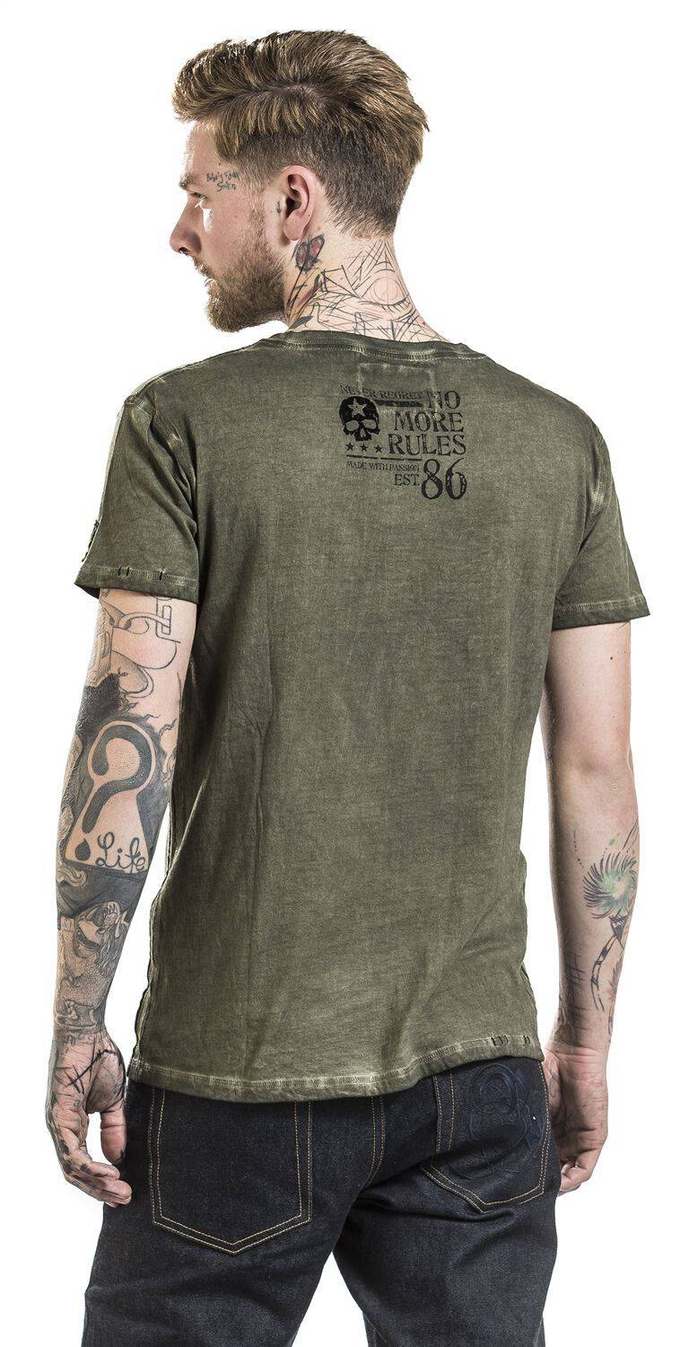 EMP T-Shirt grün von Rock Rebel by EMP JETZT KAUFEN