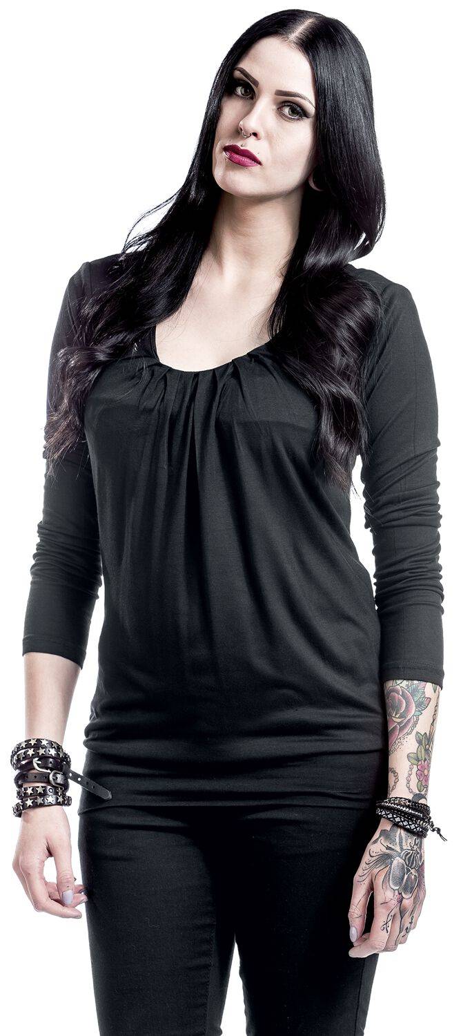 EMP Langarmshirt schwarz von Black Premium by EMP Neueste Stile