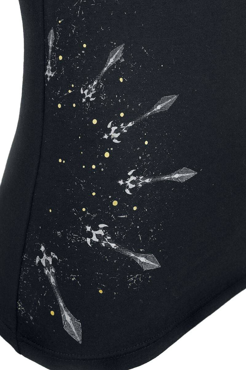 EMP Top schwarz von Rock Rebel by EMP Letzter Tag