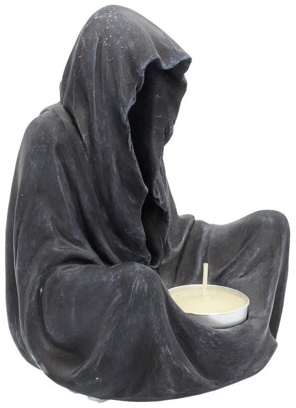 EMP "Final Flame" Kerzenständer schwarz von Nemesis Now Bis zu 50% Rabatt
