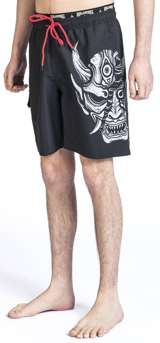 EMP Badeshort schwarz von Black Blood by Gothicana Bis zu 55% Rabatt