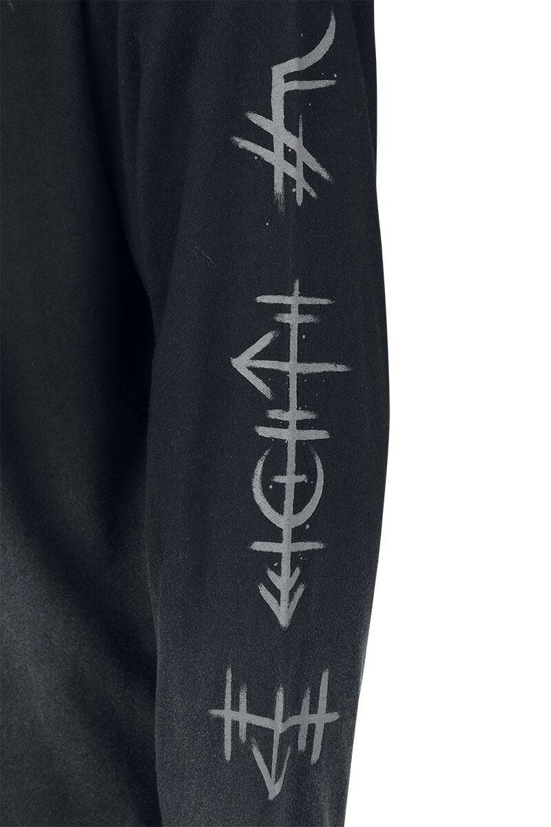 EMP Langarmshirt schwarz/grau von Black Premium by EMP Discount Store für neue Produkte