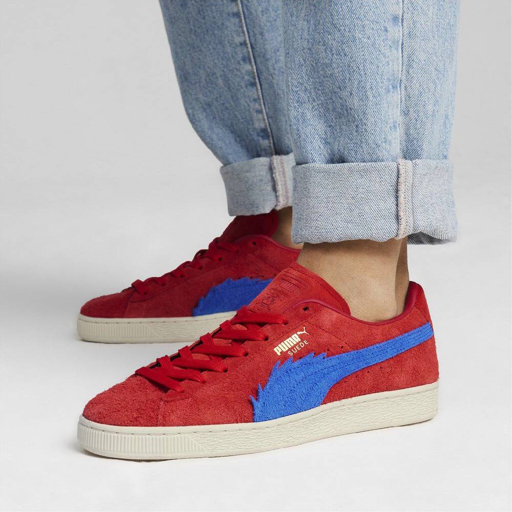 EMP "PUMA x ONE PIECE Suede" Sneaker rot von Puma Super Rabatt