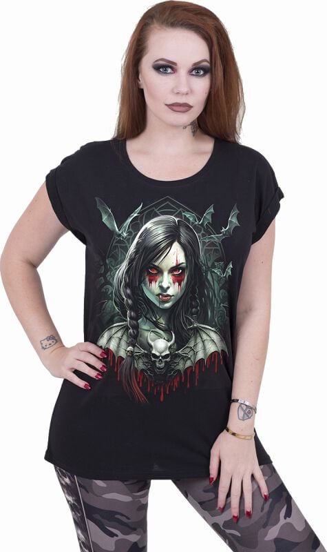 EMP "Hallow's Eve - Glow In The Dark" T-Shirt schwarz von Spiral Fabrikladen