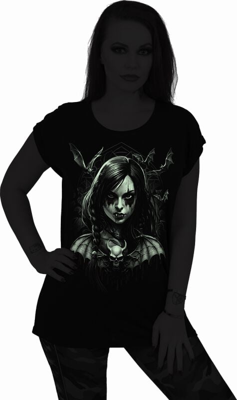 EMP "Hallow's Eve - Glow In The Dark" T-Shirt schwarz von Spiral Fabrikladen
