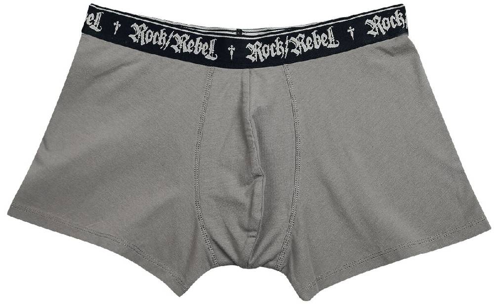 EMP Boxershort-Set grau von Rock Rebel by EMP Begrenzt auf 3 Tage