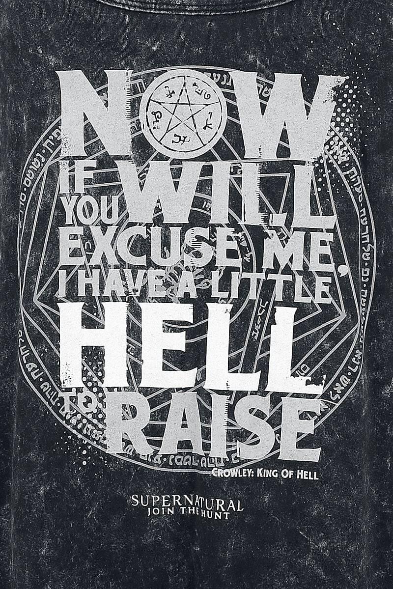 EMP "Hell To Raise" Top schwarz von Supernatural Black Friday Preise