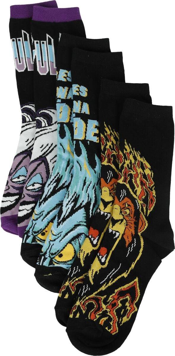 EMP "Scar, Hades, Ursula" Socken multicolor von Disney Villains 2025